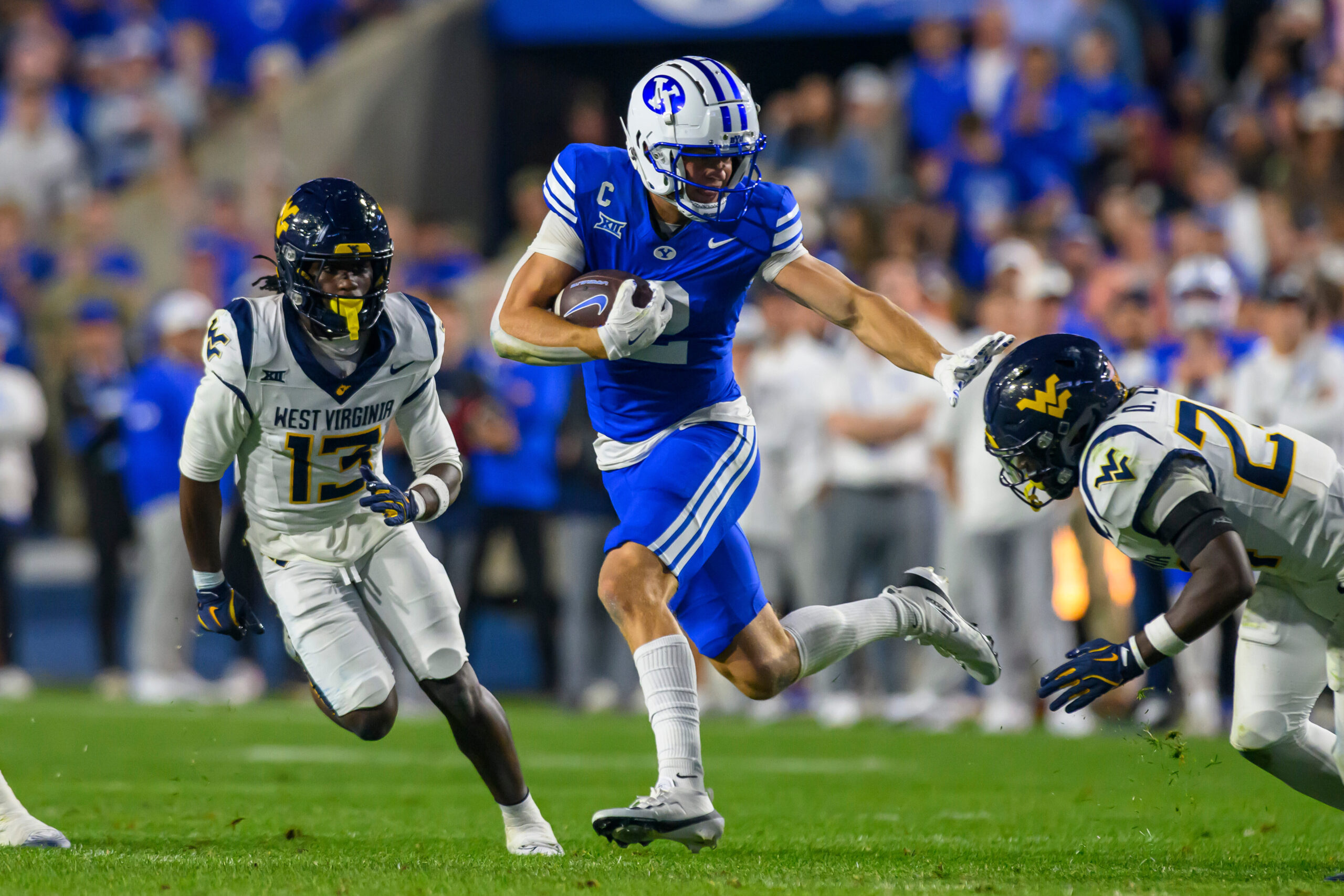 No. 23 BYU powers past WVU, 38-24